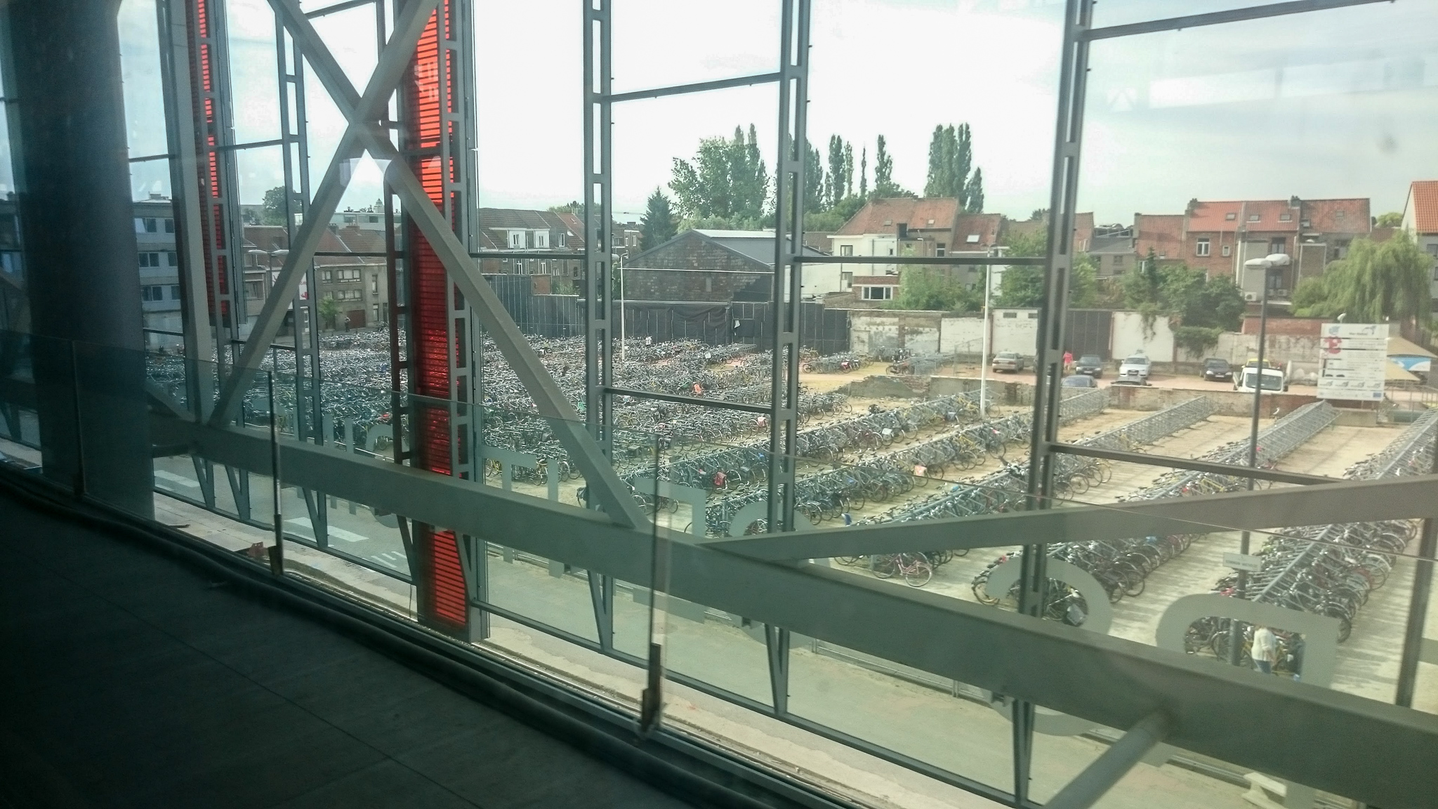 Bike parking in Gent